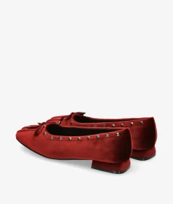 Zapatos de vestir Stephen Allen LAUR-6 11558-C30 en BURDEOS TERCIOPELO