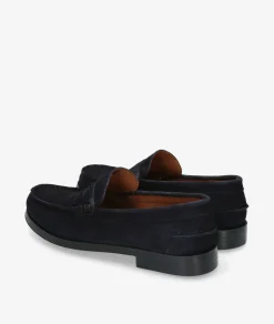 Zapatos de vestir Traveris 93000 en serraje azul