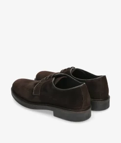 Zapatos de vestir Traveris 28751 en serraje marrón