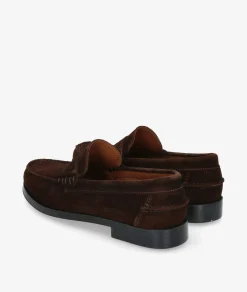 Zapatos de vestir Traveris 93000 en serraje marrón