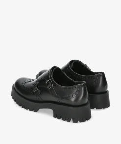 Zapatos inglés EVA PARIS 27906 en negro