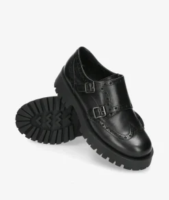 Zapatos inglés EVA PARIS 27906 en negro