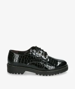 Zapatos inglés Kénnebec 684 en charol negro