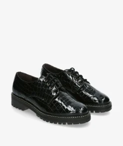 Zapatos inglés Kénnebec 684 en charol negro