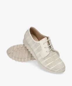 Zapatos inglés Kénnebec 8210 PICADO TAIPAN en hueso