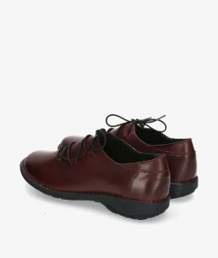 Zapatos planos Traveris IB16353 en burdeos