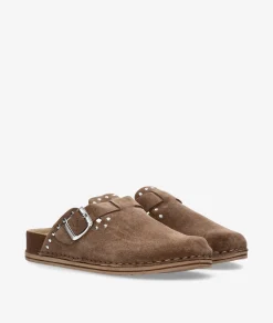 Zapatos Walk & Fly 7447-50561 en serraje taupe