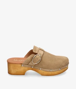 Zuecos bloom&you ABELIA en serraje taupe